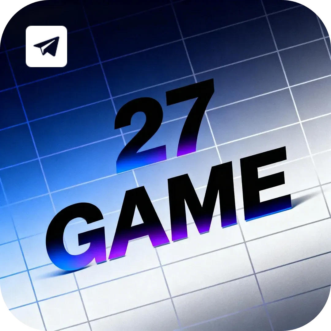 Canal oficial da 27game no Telegram
